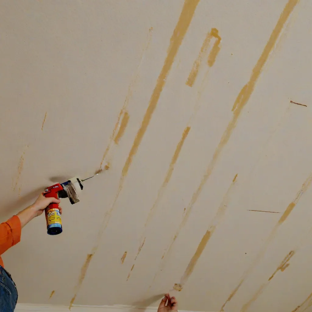 Jak skutecznie zamalować zacieki na suficie?